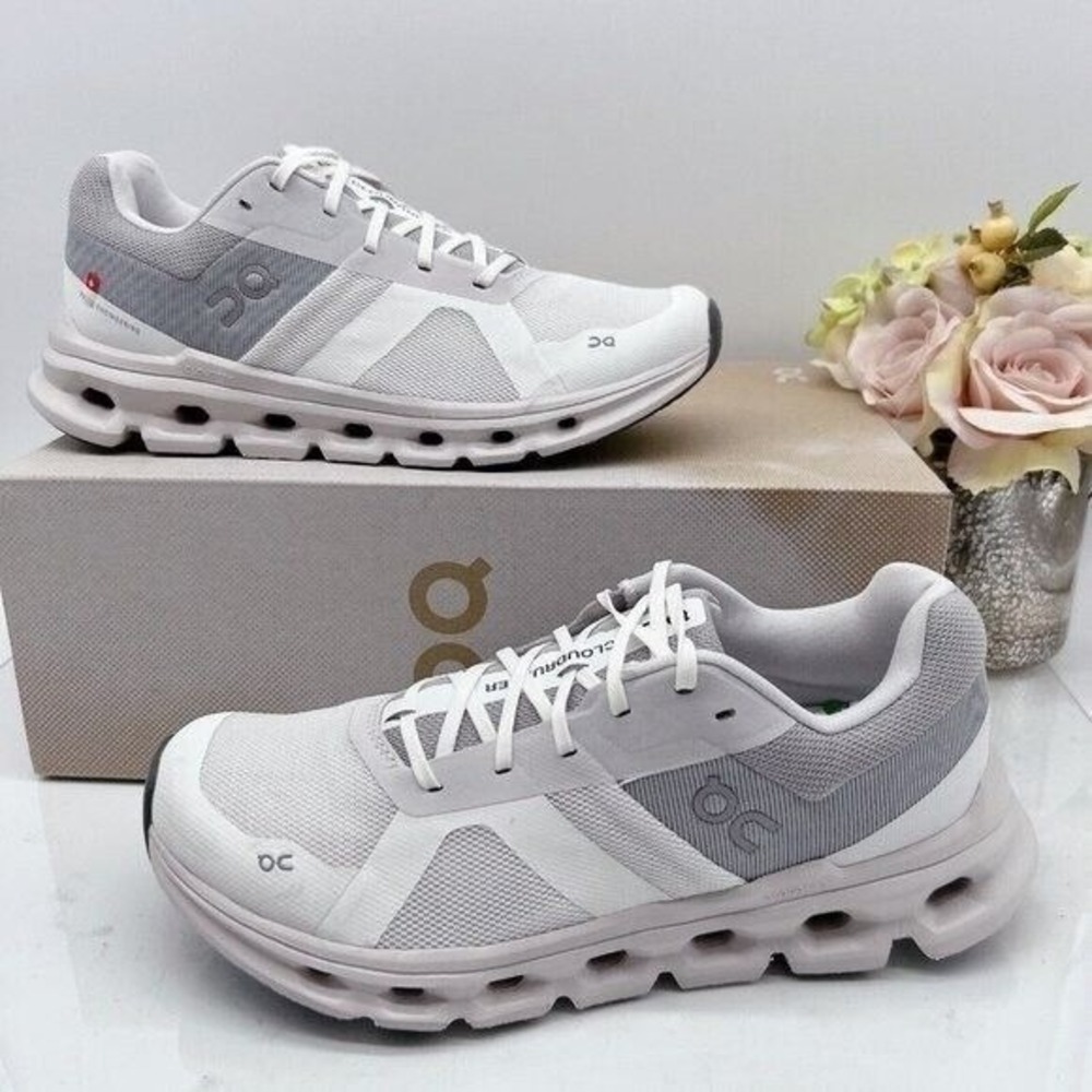 ON Cloud Cloudrunner Runner Running Shoe White/ F… - image 3